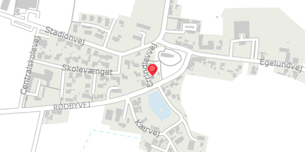 Trafikstøjkort på Rødbyvej 2, 4895 Errindlev