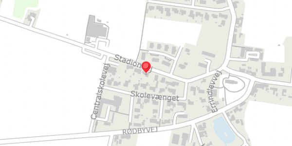Trafikstøjkort på Stadionvej 9, 4895 Errindlev