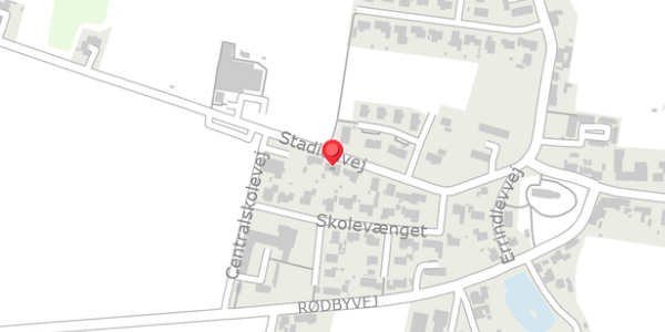 Trafikstøjkort på Stadionvej 11, 4895 Errindlev