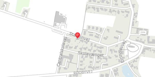 Trafikstøjkort på Stadionvej 13, 4895 Errindlev