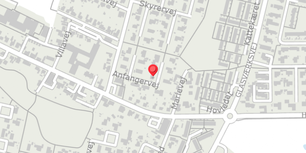Trafikstøjkort på Anfangervej 13, . , 4684 Holmegaard