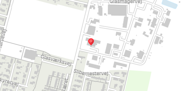 Trafikstøjkort på Glasmagervej 1, 4684 Holmegaard