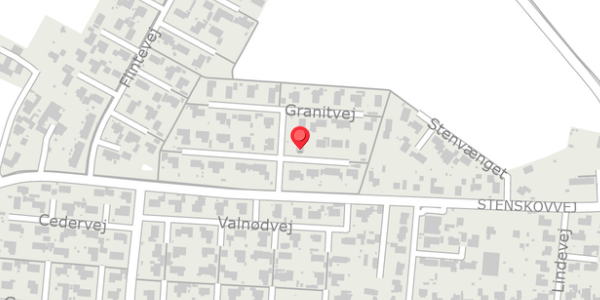 Trafikstøjkort på Granitvej 16, . , 4684 Holmegaard