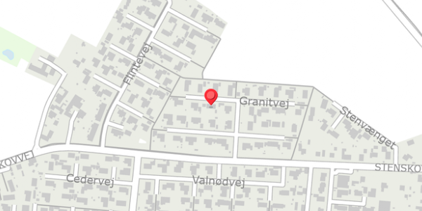 Trafikstøjkort på Granitvej 23, . , 4684 Holmegaard