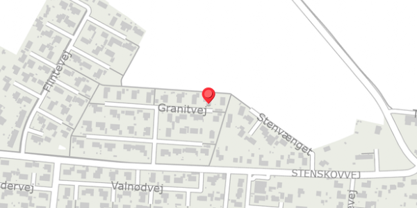 Trafikstøjkort på Granitvej 28, . , 4684 Holmegaard