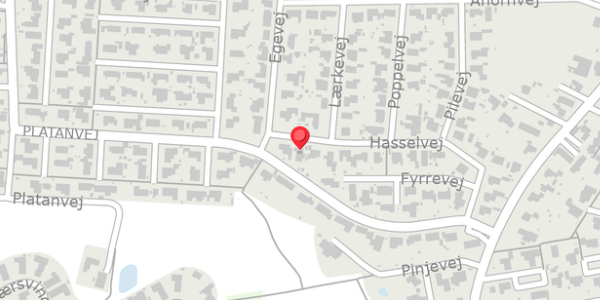 Trafikstøjkort på Hasselvej 21, 4684 Holmegaard