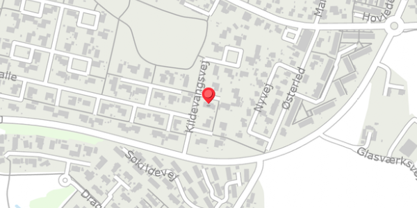Trafikstøjkort på Kildevangsvej 10, . , 4684 Holmegaard