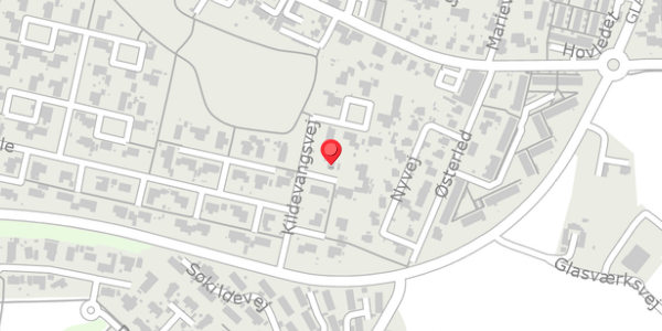 Trafikstøjkort på Kildevangsvej 16, . , 4684 Holmegaard