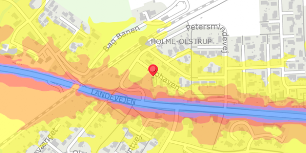 Trafikstøjkort på Krohaven 1, . , 4684 Holmegaard