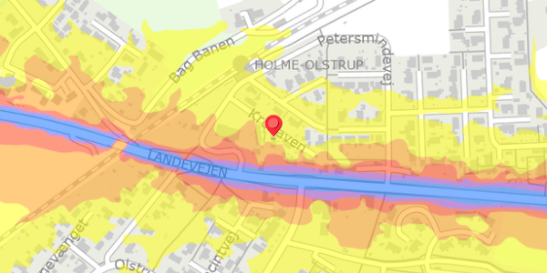 Trafikstøjkort på Krohaven 4, 4684 Holmegaard