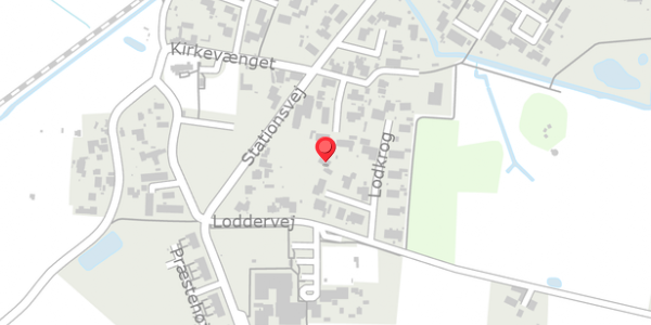 Trafikstøjkort på Lodkrog 9, 4684 Holmegaard
