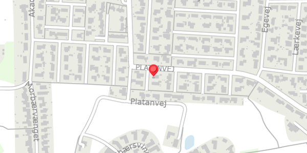 Trafikstøjkort på Platanvej 63, . , 4684 Holmegaard