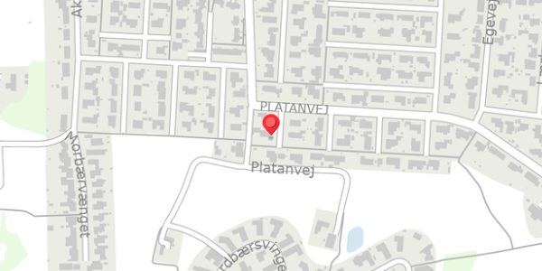 Trafikstøjkort på Platanvej 71, . , 4684 Holmegaard