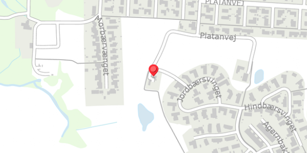 Trafikstøjkort på Platanvej 77, . , 4684 Holmegaard
