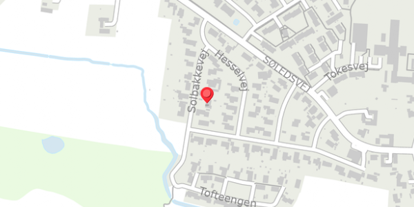 Trafikstøjkort på Solbakkevej 7, . , 4684 Holmegaard