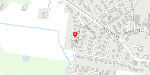 Trafikstøjkort på Solbakkevej 10, . , 4684 Holmegaard
