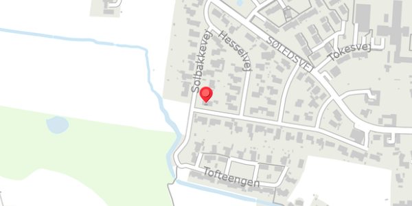 Trafikstøjkort på Solbakkevej 11, . , 4684 Holmegaard