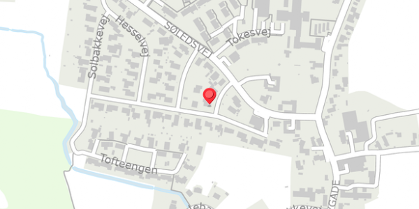 Trafikstøjkort på Solbakkevej 13, . , 4684 Holmegaard