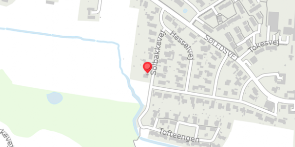 Trafikstøjkort på Solbakkevej 14, . , 4684 Holmegaard