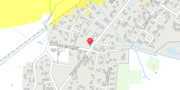 Trafikstøjkort på Stationsvej 38, . , 4684 Holmegaard