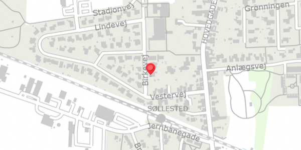 Trafikstøjkort på Birkevej 7, 4920 Søllested
