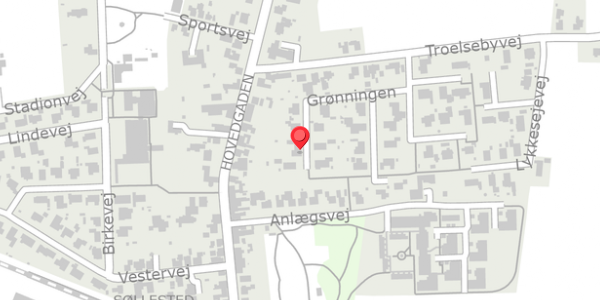 Trafikstøjkort på Grønningen 6, . , 4920 Søllested