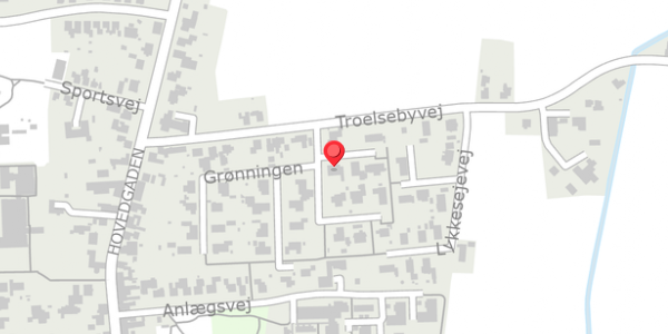 Trafikstøjkort på Grønningen 11, . , 4920 Søllested