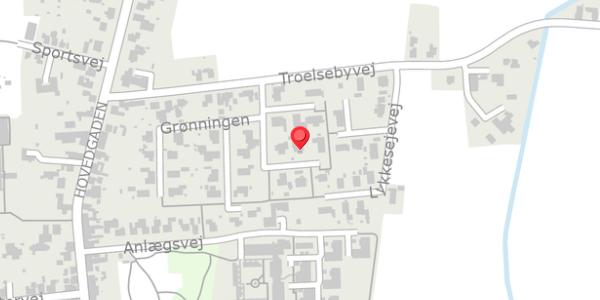 Trafikstøjkort på Grønningen 15, . , 4920 Søllested