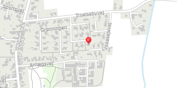 Trafikstøjkort på Grønningen 19, . , 4920 Søllested