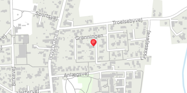 Trafikstøjkort på Grønningen 20, . , 4920 Søllested