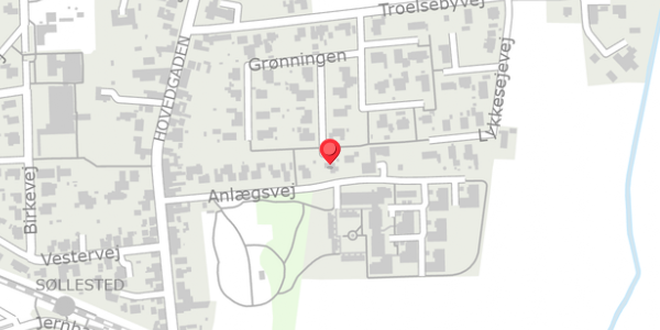 Trafikstøjkort på Grønningen 26, . , 4920 Søllested