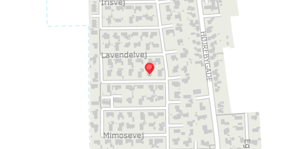 Trafikstøjkort på Lavendelvej 21, 4920 Søllested