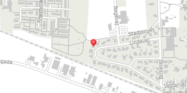 Trafikstøjkort på Lindevej 22, 4920 Søllested