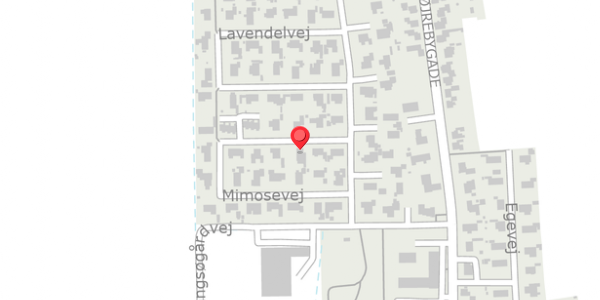 Trafikstøjkort på Mimosevej 5, 4920 Søllested