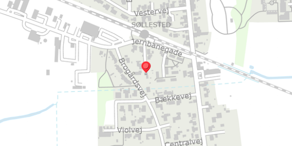 Trafikstøjkort på Stormgade 7, 4920 Søllested