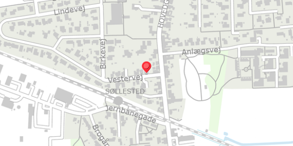Trafikstøjkort på Vestervej 2, . , 4920 Søllested