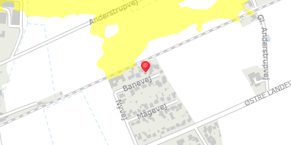 Trafikstøjkort på Banevej 7, . , 4930 Maribo