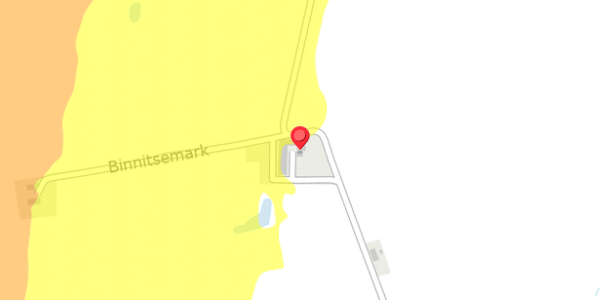 Trafikstøjkort på Binnitsemark 5, 4930 Maribo