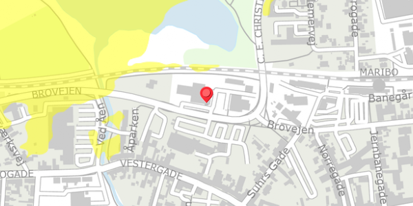 Trafikstøjkort på Brovejen 10, . , 4930 Maribo