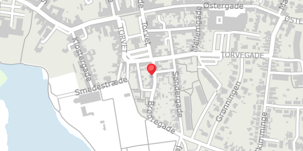 Trafikstøjkort på Brødregade 4, 4930 Maribo