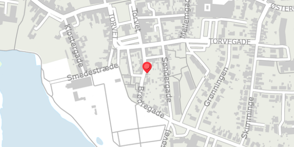 Trafikstøjkort på Brødregade 5, 4930 Maribo