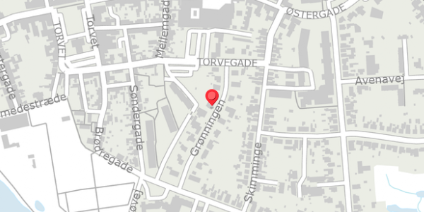 Trafikstøjkort på Grønningen 13, . , 4930 Maribo