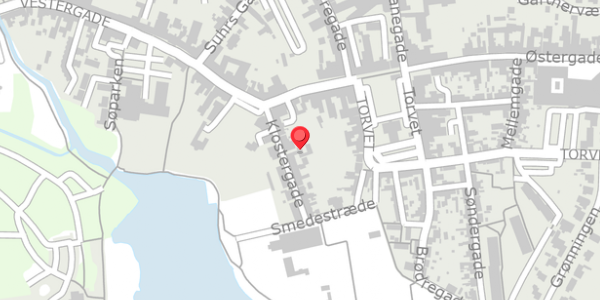 Trafikstøjkort på Klostergade 9B, . , 4930 Maribo