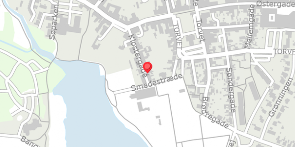 Trafikstøjkort på Klostergade 23, 4930 Maribo