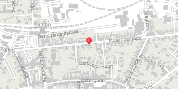 Trafikstøjkort på Museumsgade 24, . , 4930 Maribo