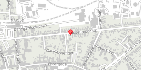Trafikstøjkort på Museumsgade 38, . , 4930 Maribo