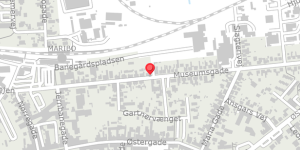 Trafikstøjkort på Museumsgade 39, 4930 Maribo