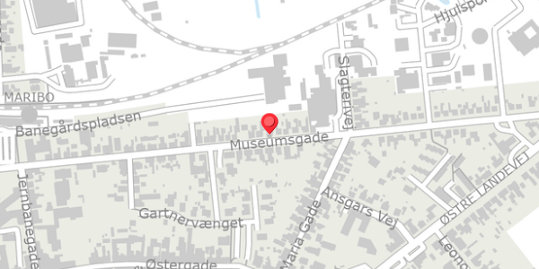 Trafikstøjkort på Museumsgade 59, . , 4930 Maribo