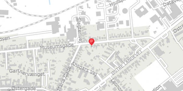 Trafikstøjkort på Museumsgade 68, 4930 Maribo