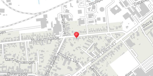 Trafikstøjkort på Museumsgade 70, 4930 Maribo